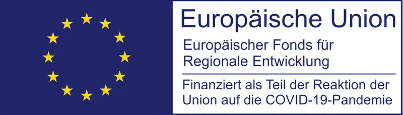 Logo des Europäischen Fonds für regionale Entwicklung (EFRE), REACT-EU