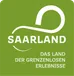 Logo des Saarlandes „Das Land der grenzenlosen Erlebnisse“